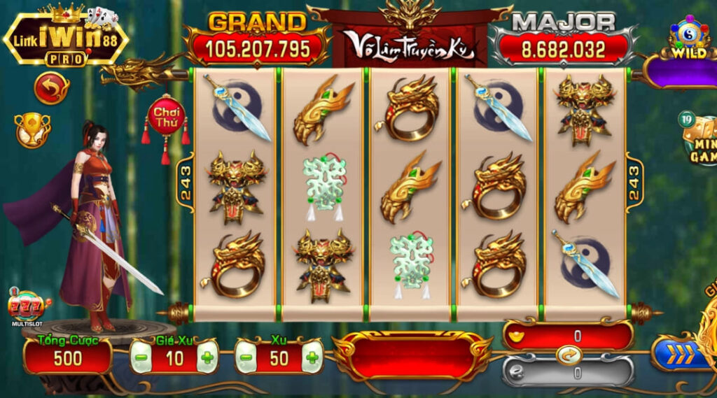 Slot game Võ Lâm Truyền Kỳ tại cổng cược Iwin