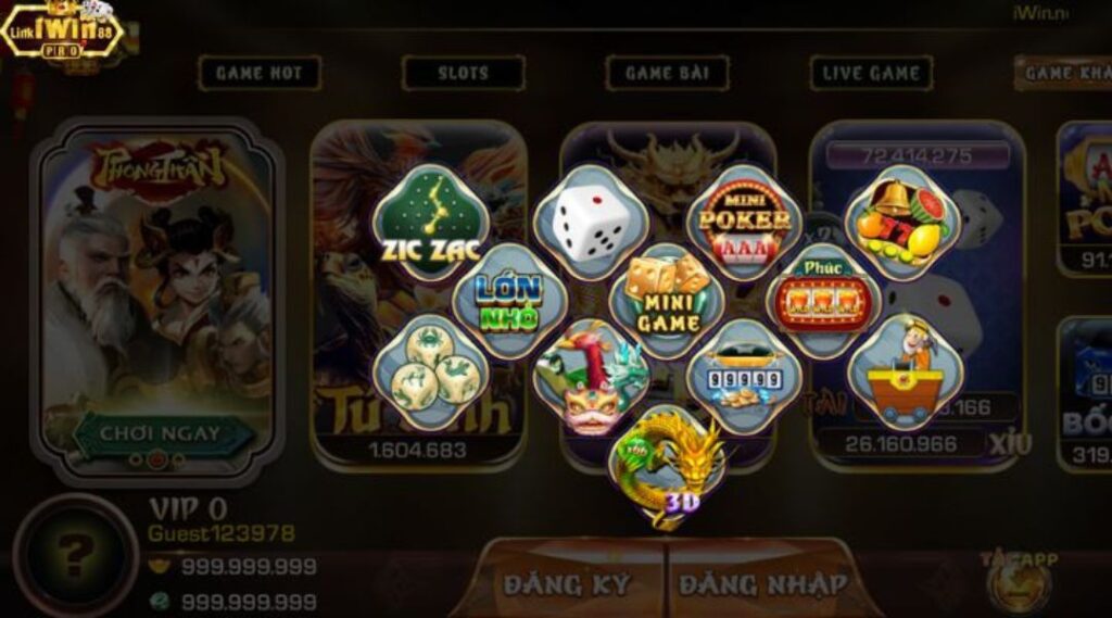 Chơi iWin trên giả lập KoPlayer với đa dạng trò chơi hấp dẫn